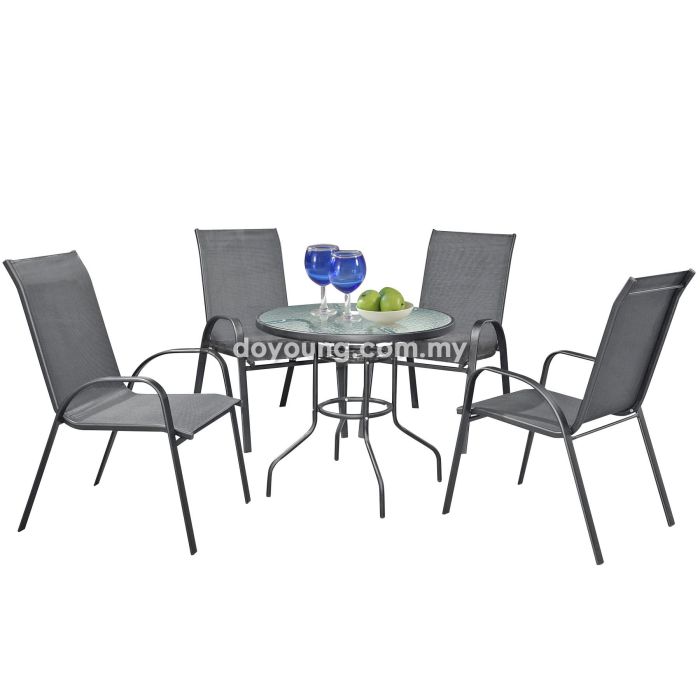 MENUVA III Outdoor Garden (Ø80cm) Table / Chair / Set*