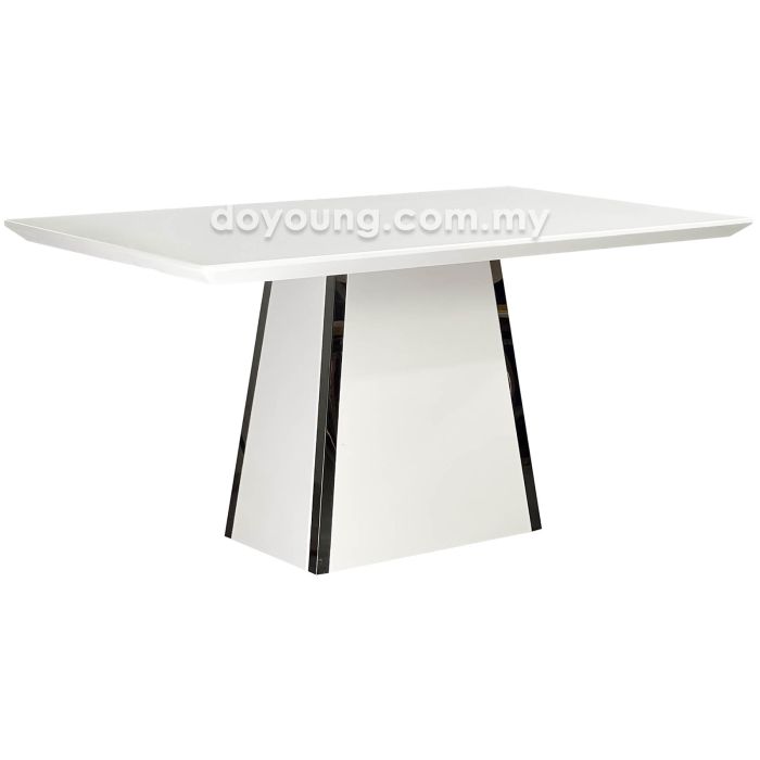 MITONI III (150/180/210/240cm Fully Faux Marble - White) Dining Table