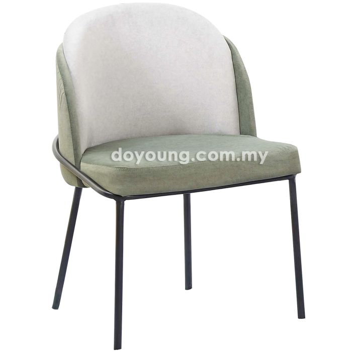 NOIR II (Microfibre, Light Green) Side Chair