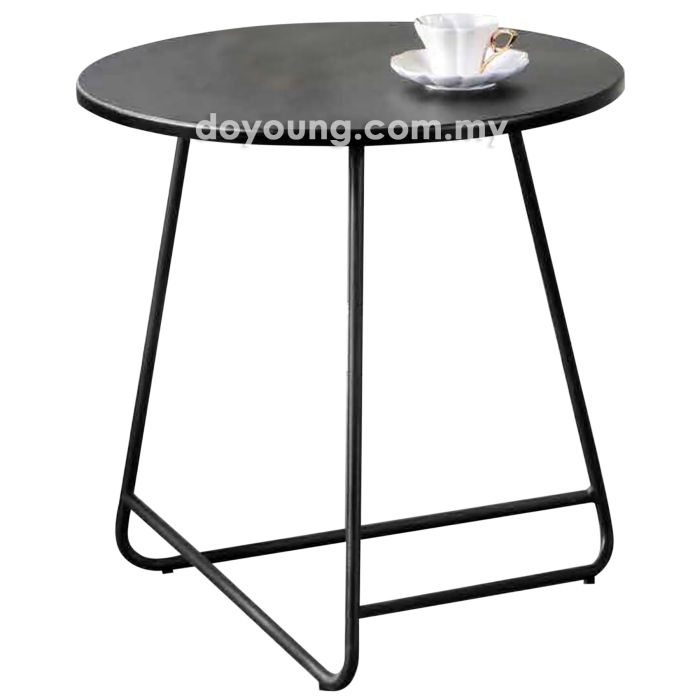 OBELIA (Ø60H62cm Laminate - Black) Tea Table (LIMITED OFFER)