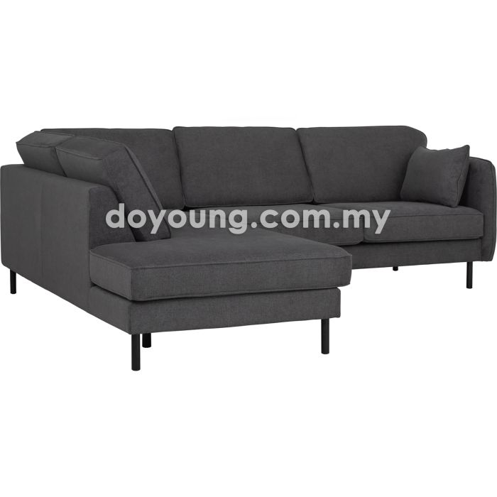 PEDER (243cm Fabric) L-Shape Sofa