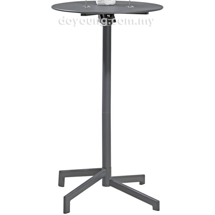 JOKITH (Ø60H102cm Metal) Foldable Outdoor Bar Table