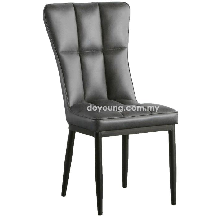 SNEHA (Leathaire - Dark Grey) Parsons Chair
