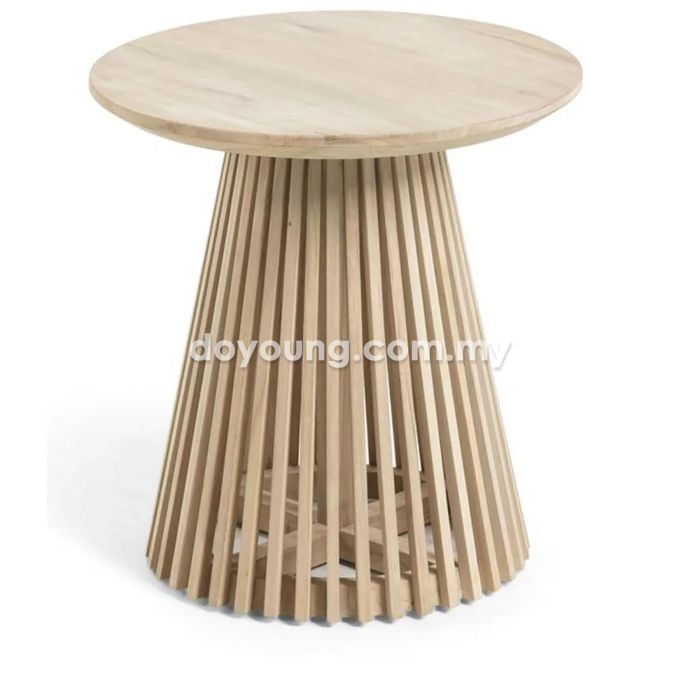TAINA (Ø40H45cm Wood) Side Table