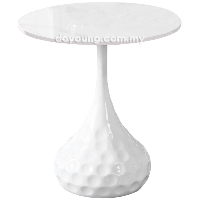 THALIA II (Ø50H53cm Ceramic - White) Side Table
