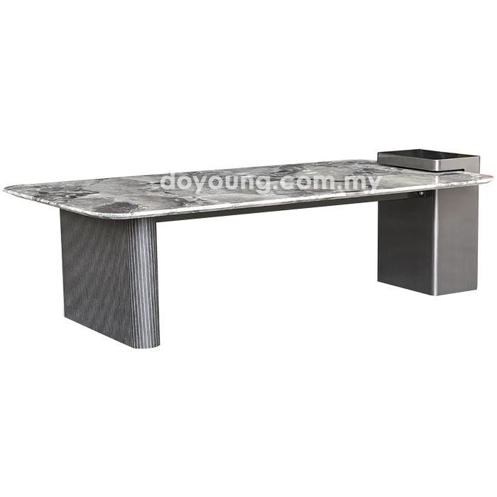 CORYDON (130x70cm Lasered Natural Stone) Coffee Table