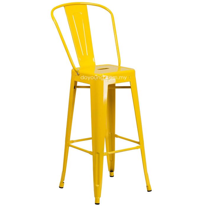 TOLIX (SH76cm) High Back Iron Bar Chair (replica)