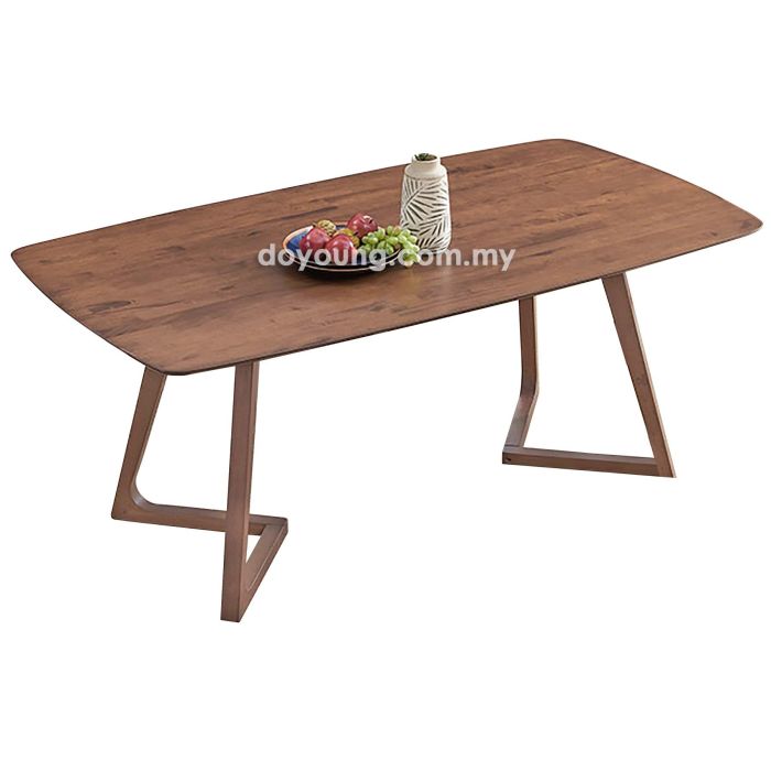 TWIST+ II (180x95cm Rubberwood) Dining Table (SA SHOWPIECE)