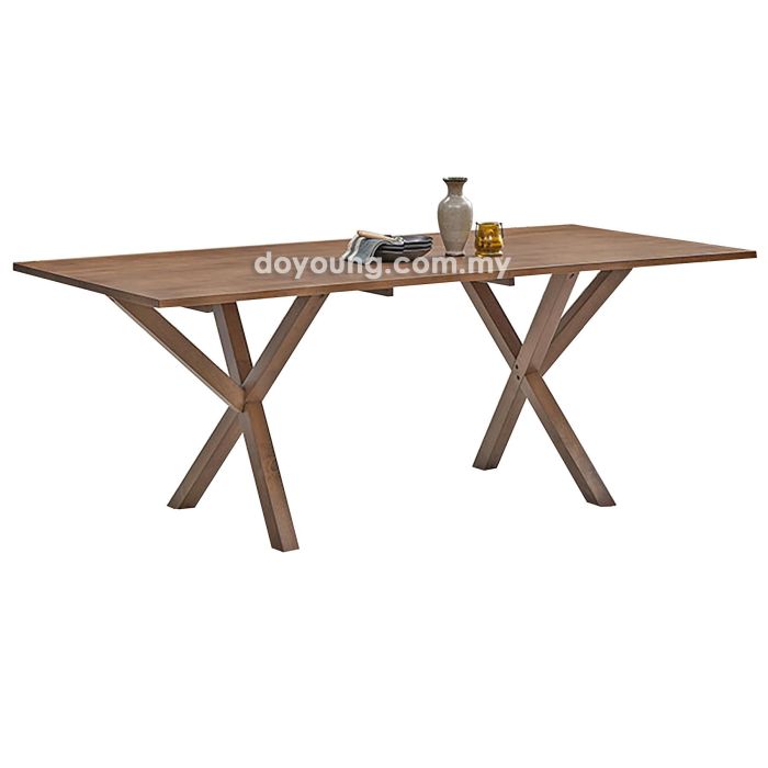VEENO II (200x95cm Rubberwood) Dining Table