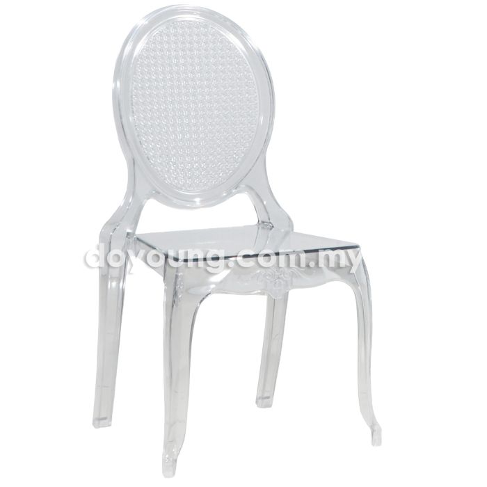 MEDALLION III (PC - Clear) Stackable Side Chair