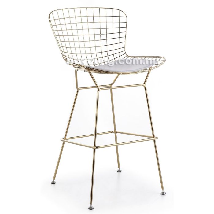 WIRE III (SH72cm Gold) Bar Chair