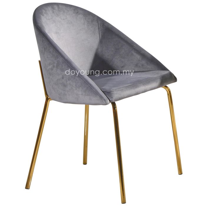 VANNA (54cm Gold) Side Chair (SHOWPIECE)